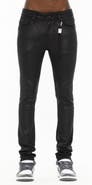 Cult of Individuality Punk 601 Coated Super Skinny Jeans