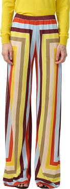 Diane von Furstenberg Malia Stripe Wide Leg Pants