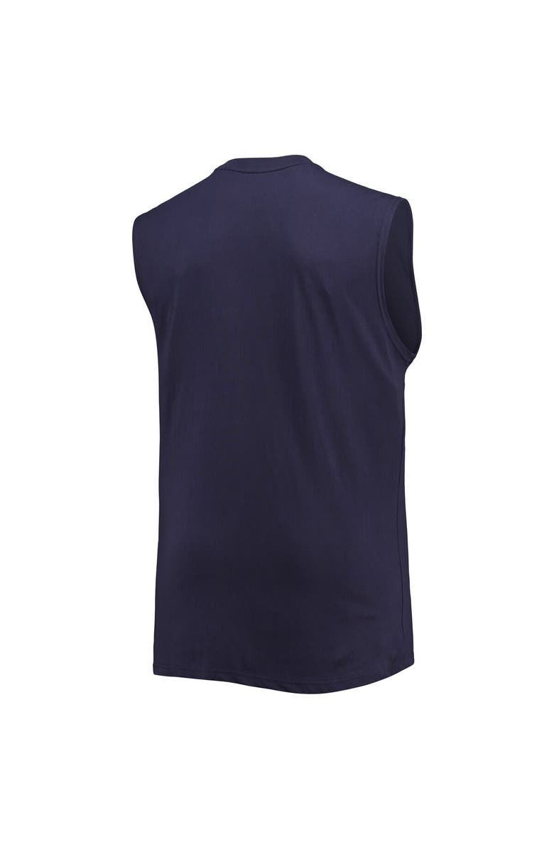 PROFILE Men's Navy Dallas Cowboys Big & Tall Muscle Tank Top, Alternate, color, 