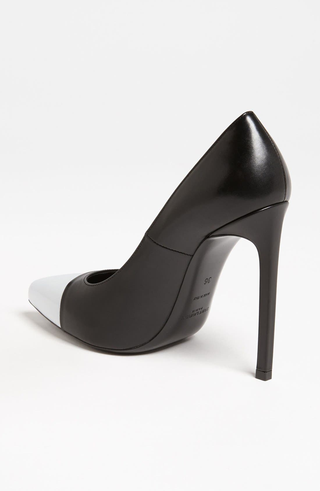 Point Toe Pump, Alternate, color, BLACK/ GREY