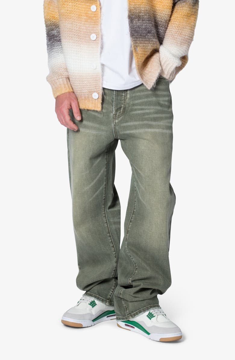 mnml Ultra Baggy Jeans, Alternate, color, Moss