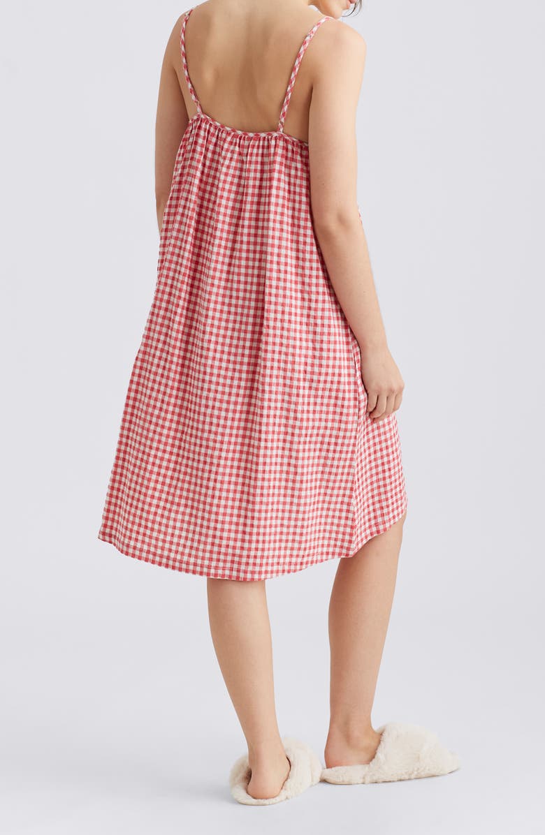 Papinelle Seersucker Nightgown, Alternate, color,