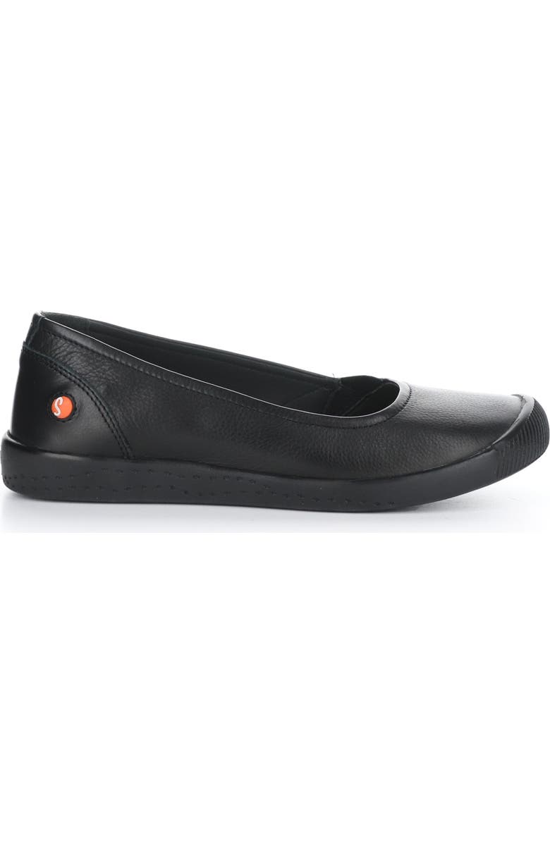 Softinos by Fly London Fly London Ilsa Ballet Flat, Alternate, color, 008 Black Smooth Lea