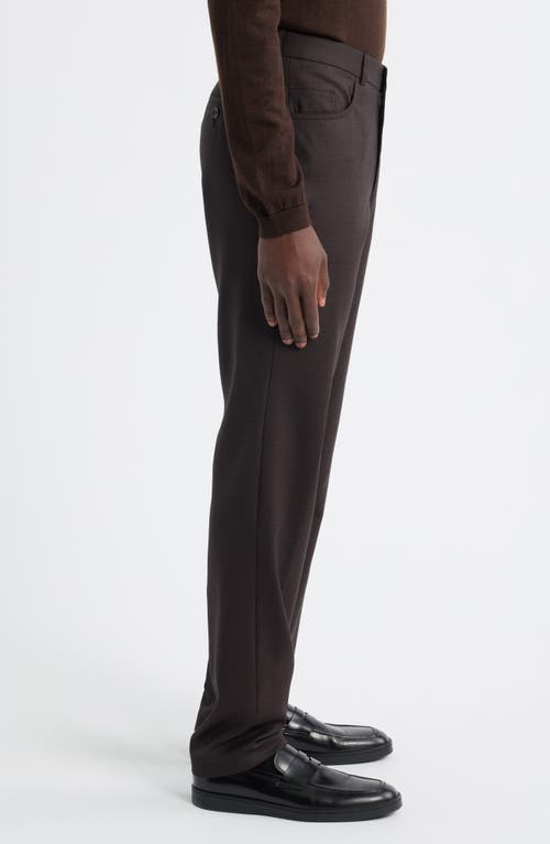 Jack Victor Sage Five-pocket Pants In Brown