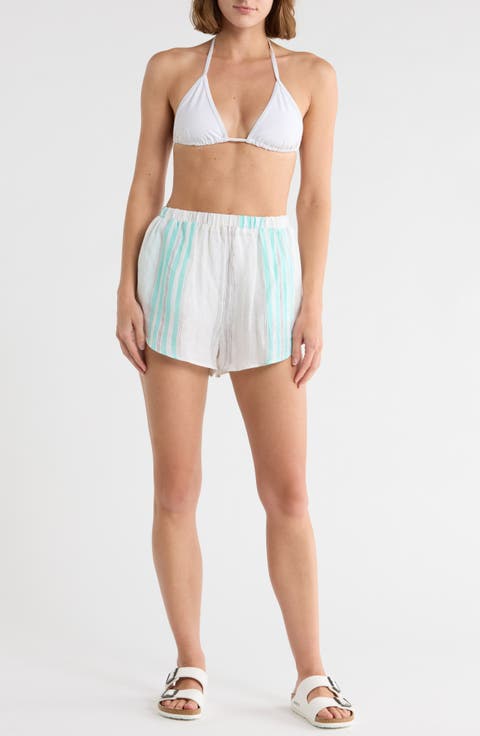 Tallows Linen Cover-Up Shorts
