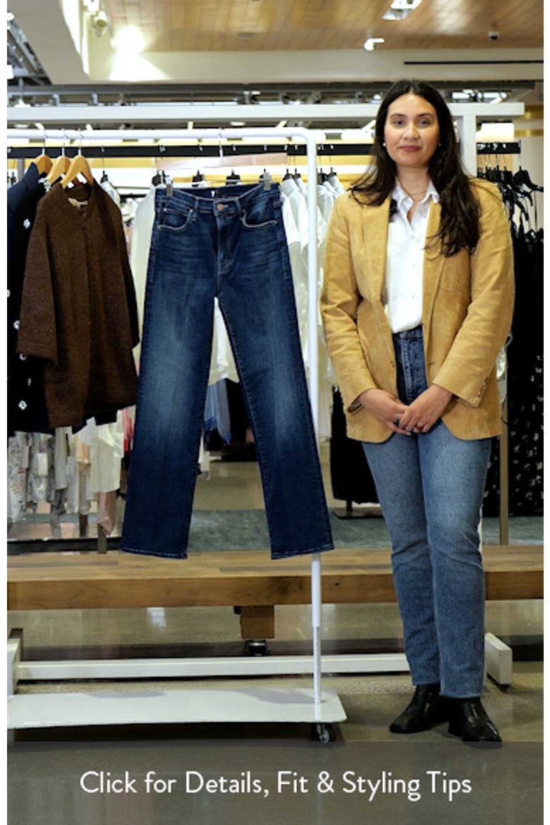 Lil Kick It High Waist Straight Leg Jeans video