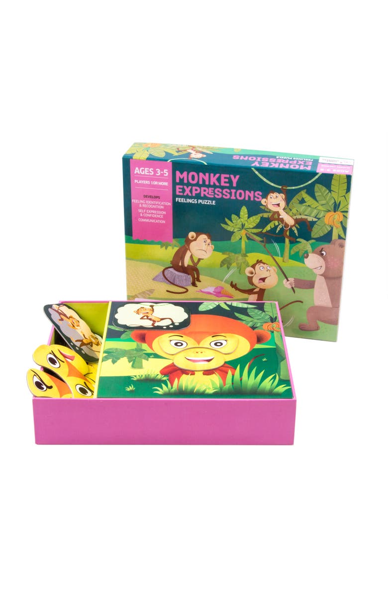 Chalk & Chuckles Monkey Expression, Alternate, color, NO COLOR