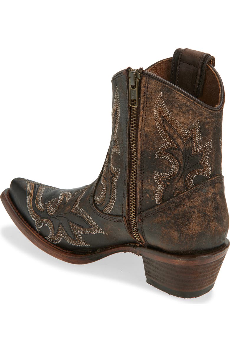 CIRCLE G Embroidered Western Ankle Boot, Alternate, color,