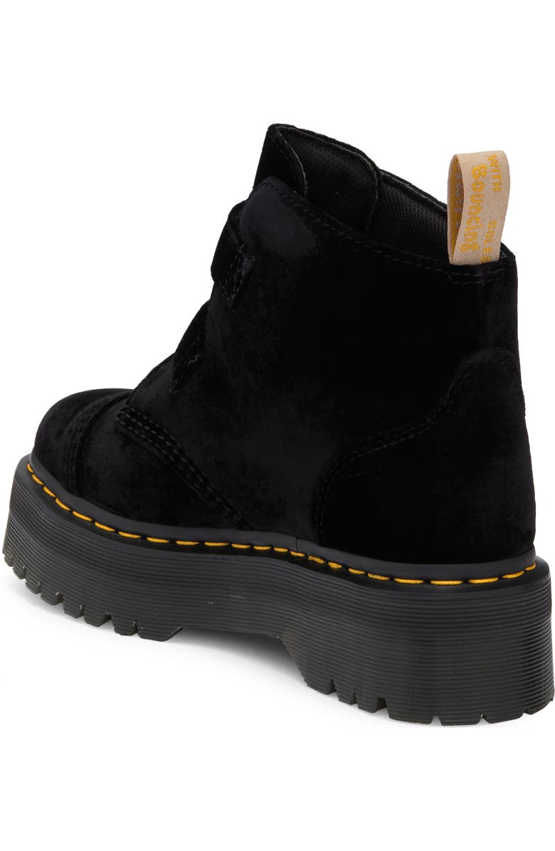 Dr. Martens Devon Double Buckle Velvet Chukka Boot, Alternate, color,