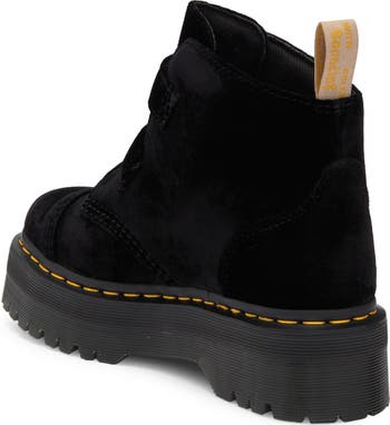 Devon Double Buckle Velvet Chukka Boot