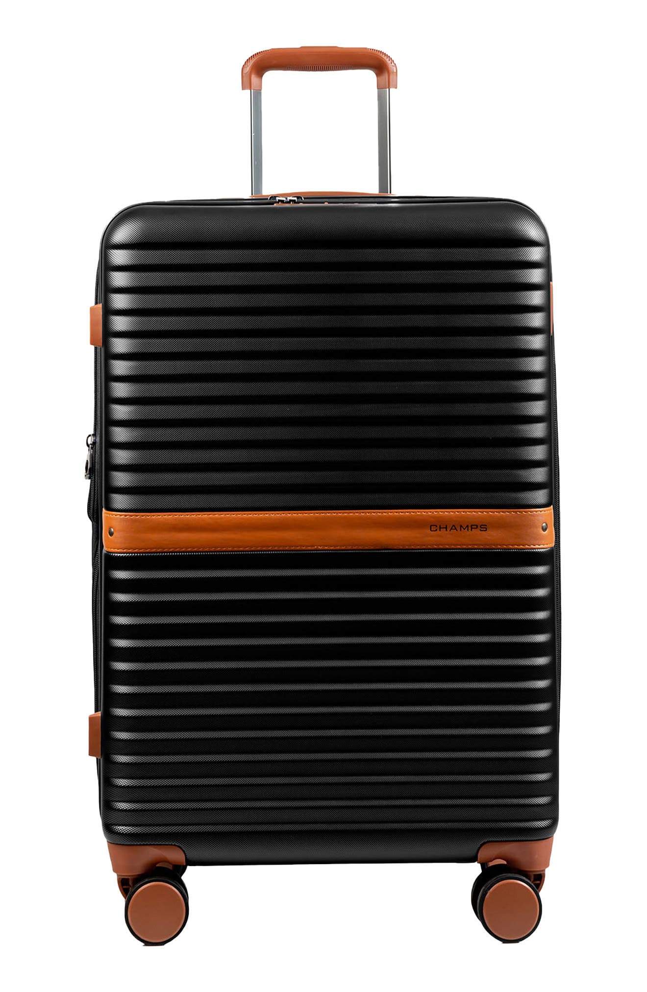 CHAMPS Vintage 24-Inch Hardside Spinner Packing Case, Main, color, Black