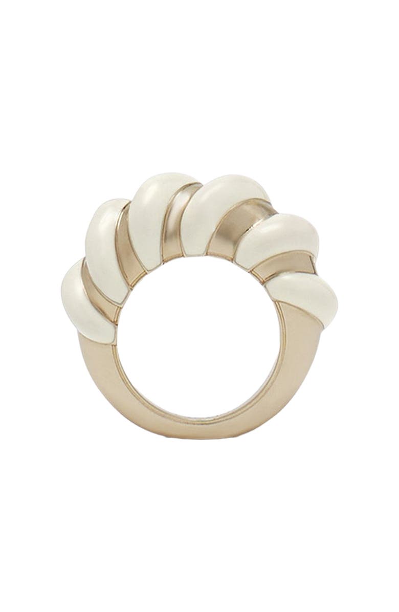 Lanvin Mélodie Candy Ring, Main, color, Off White