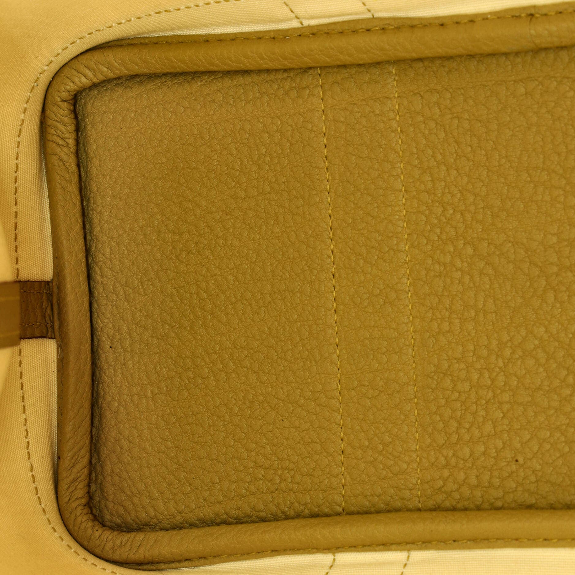 Pre-Owned Hermes Garden Party Tote Toile and Leather 30, Alternate, color, Kraft