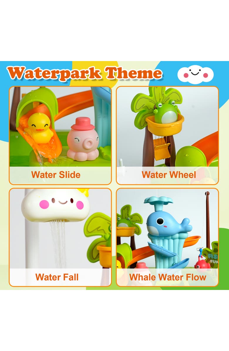 Easy Playhouse 4In1 Play Sink, Running Water Faucet, Kitchen & Bath Toys, Alternate, color, Multicolored