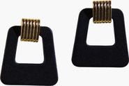 Nickel & Suede Avery Earrings