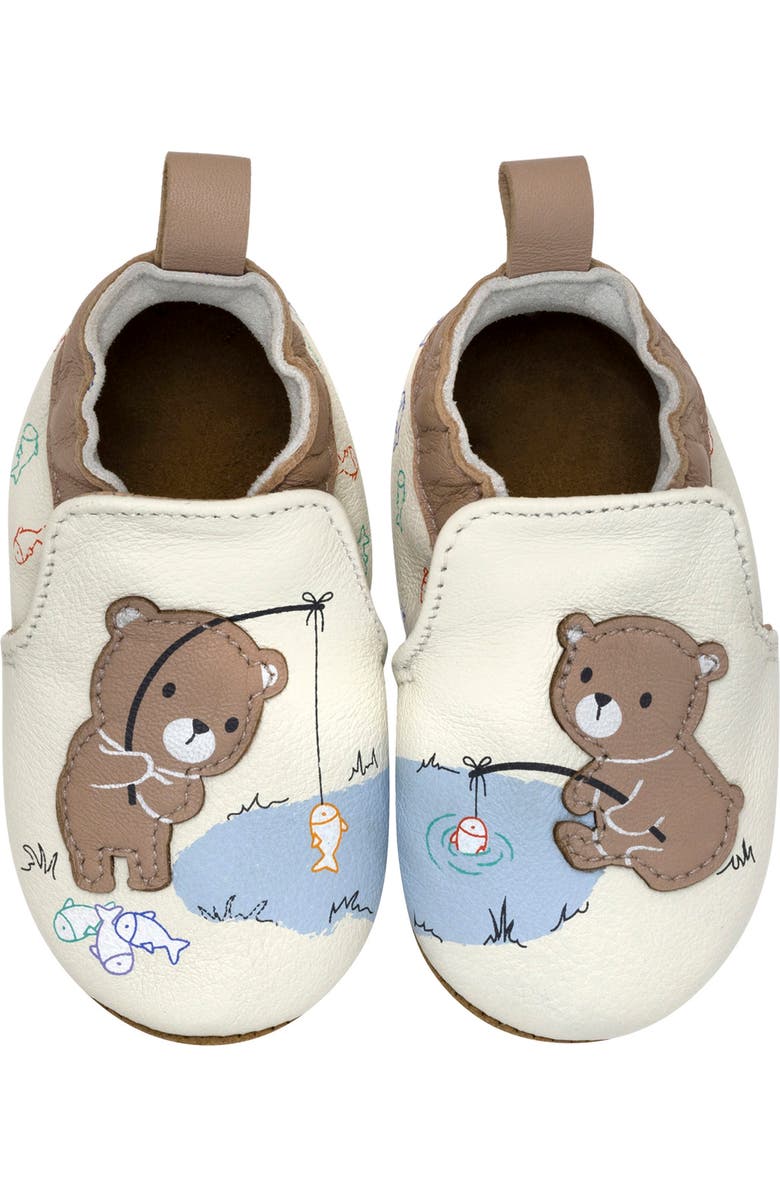 Robeez<sup>®</sup> Great Catch Crib Shoe, Alternate, color,