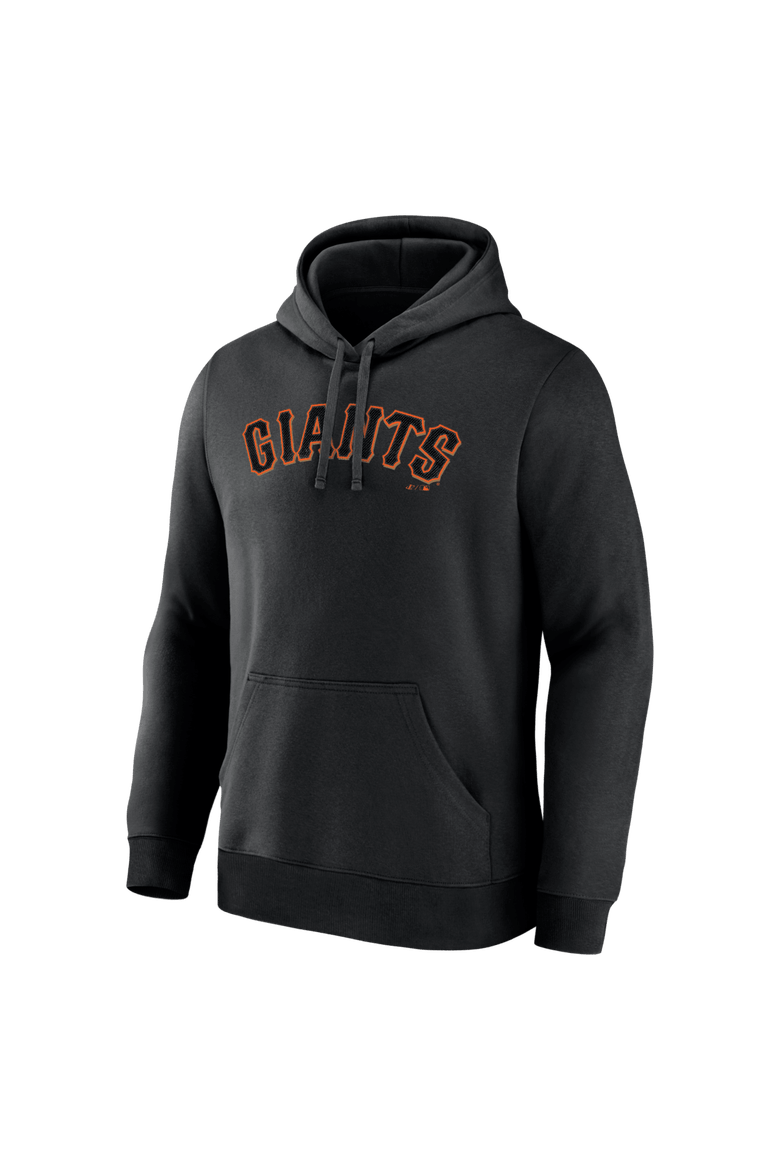 Men's Logo Athletic Black San Francisco Giants Wordmark Hoodie, Alternate, color, Black