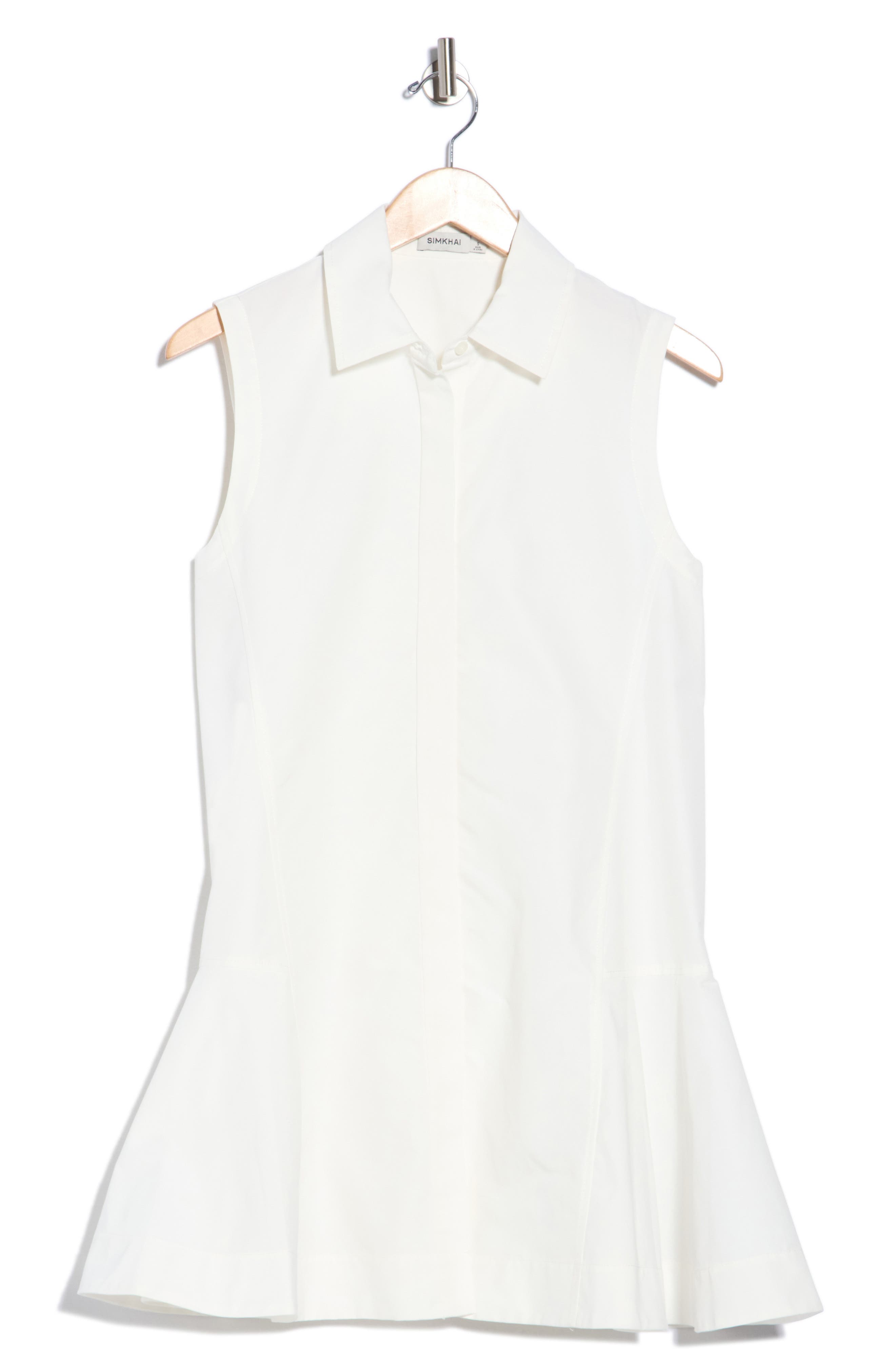 Maggy Pleated Sleeveless Minidress