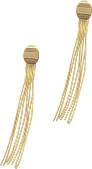 Adornia Oval Chain Drop Earrings