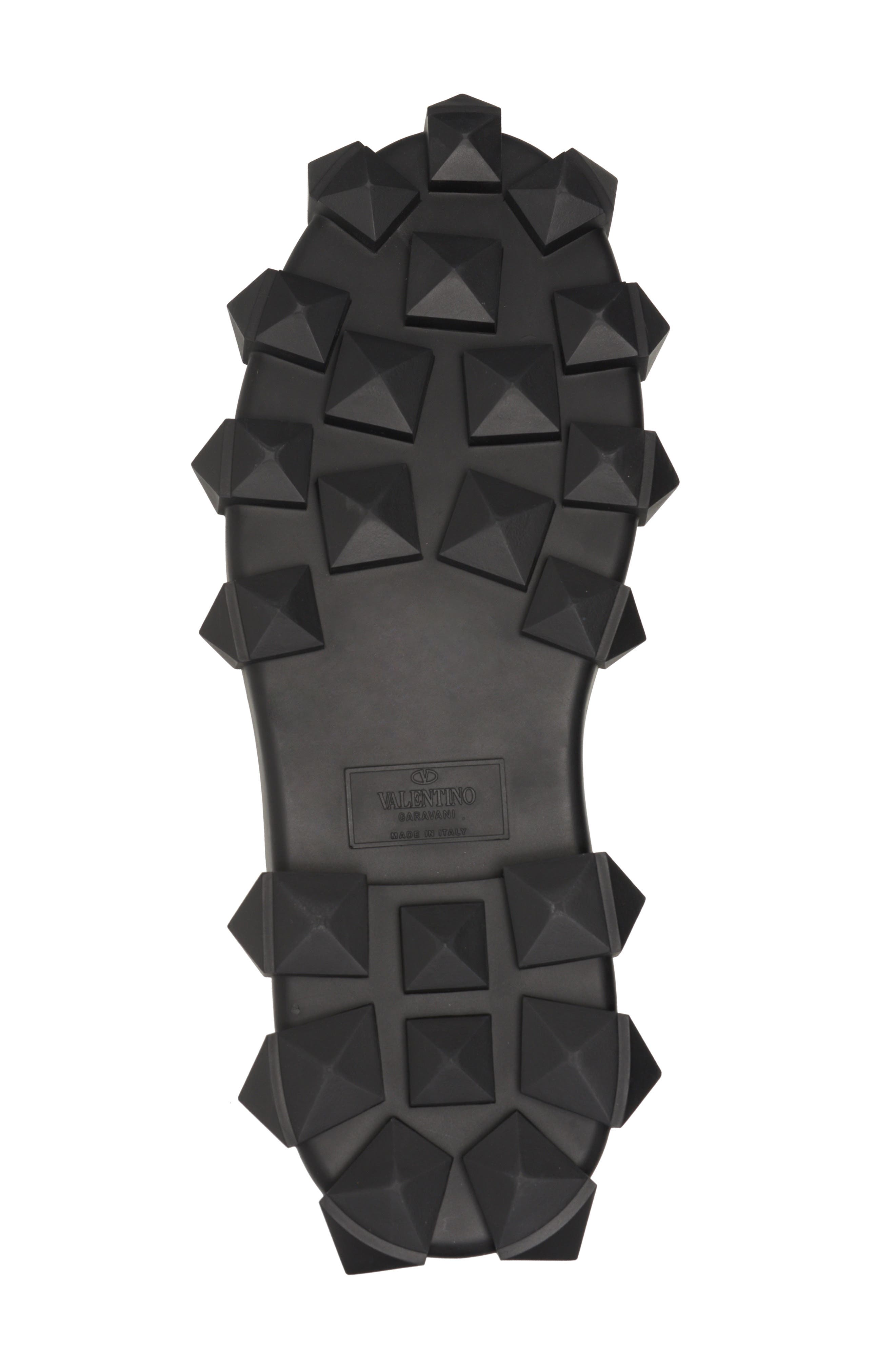 Valentino Garavani Trackstud Combat Boot, Alternate, color, 