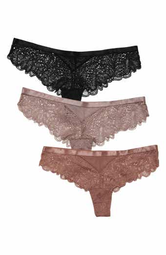 Wren 3-Pack Lace Cheeky Panties
