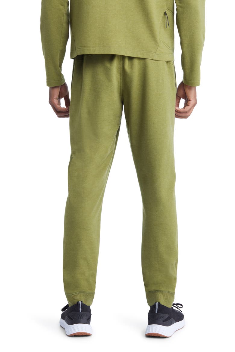 Pocket Fleece Joggers, Alternate, color, OLIVE LICHEN