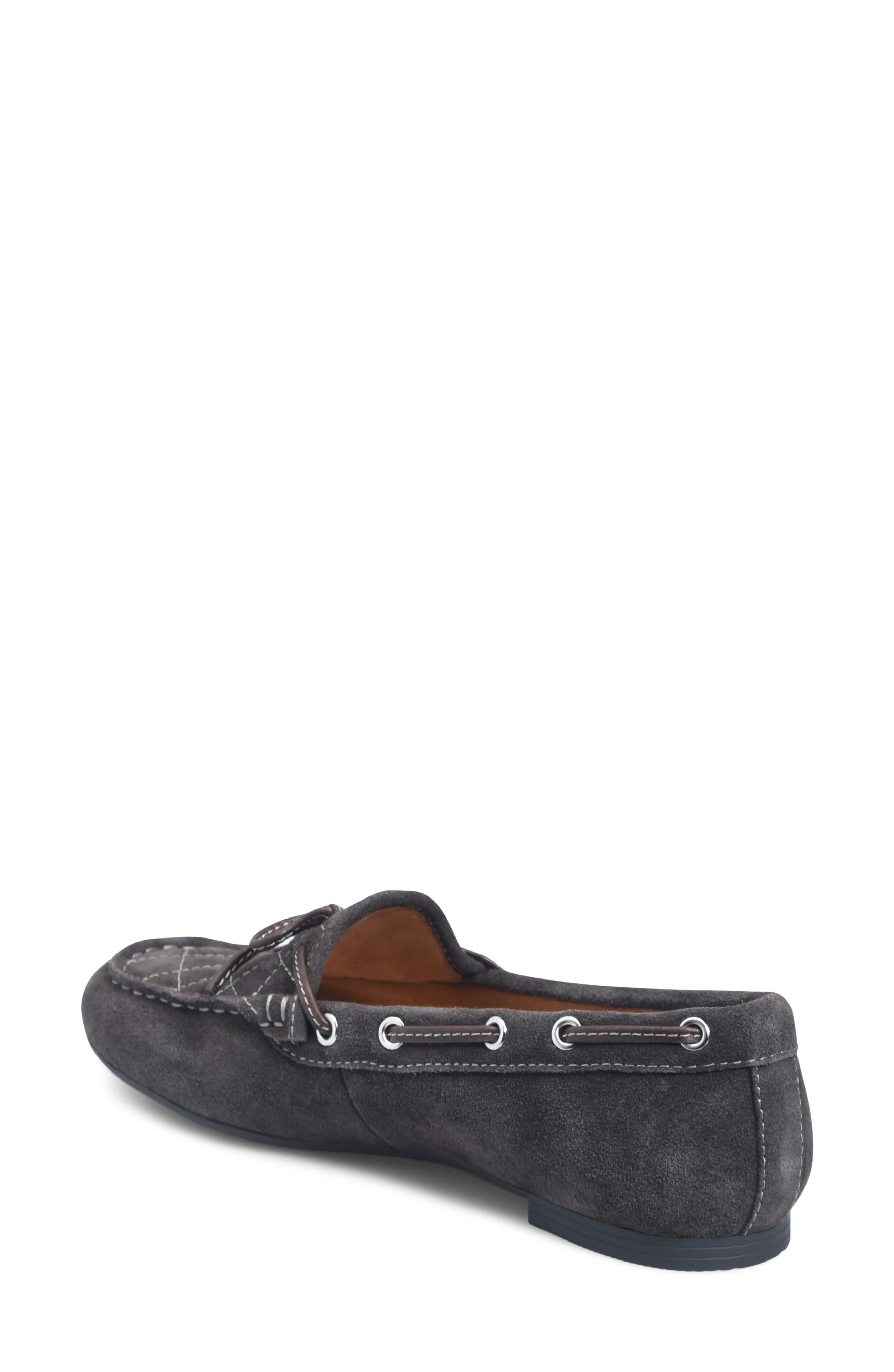 Tessie Leather Loafer, Alternate, color, LINCE DARK BROWN