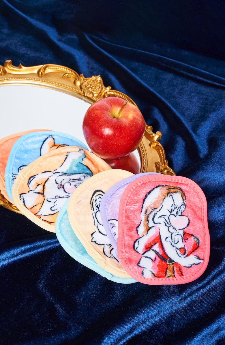 The Original MakeUp Eraser x Disney<sup>®</sup> Snow White 7-Day Reusable Makeup Eraser Set with Laundry Bag, Alternate, color,