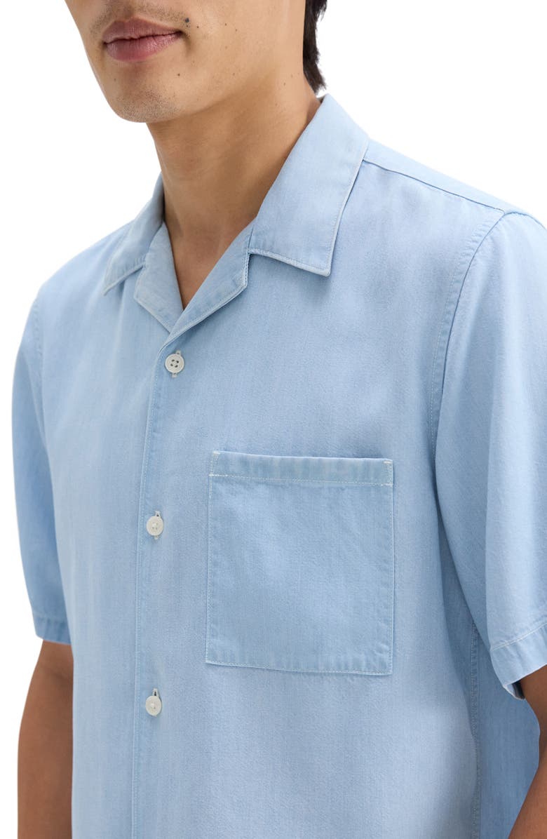 Theory Noll Short Sleeve Camp Shirt, Alternate, color, 