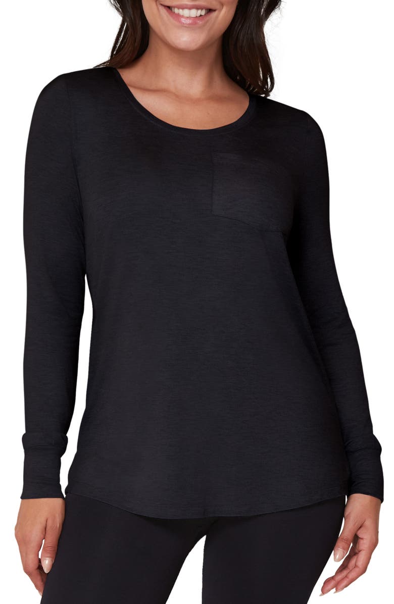 Belly Bandit<sup>®</sup> Perfect Long Sleeve Maternity/Nursing T-Shirt, Main, color, 