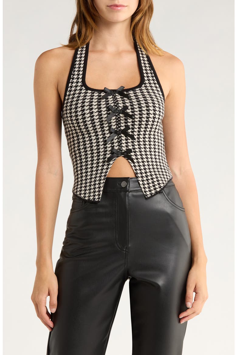 Mia Halter Top, Main, color, TAPIOCA/ BLACK