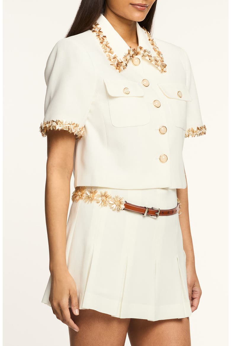 Aanya Sunflare Jacket, Alternate, color, IVORY/ CHAMPAGNE