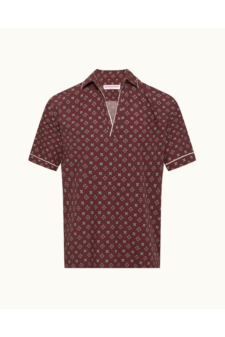 Ridley Relaxed-Fit Shirt, Alternate, color, DAMSON