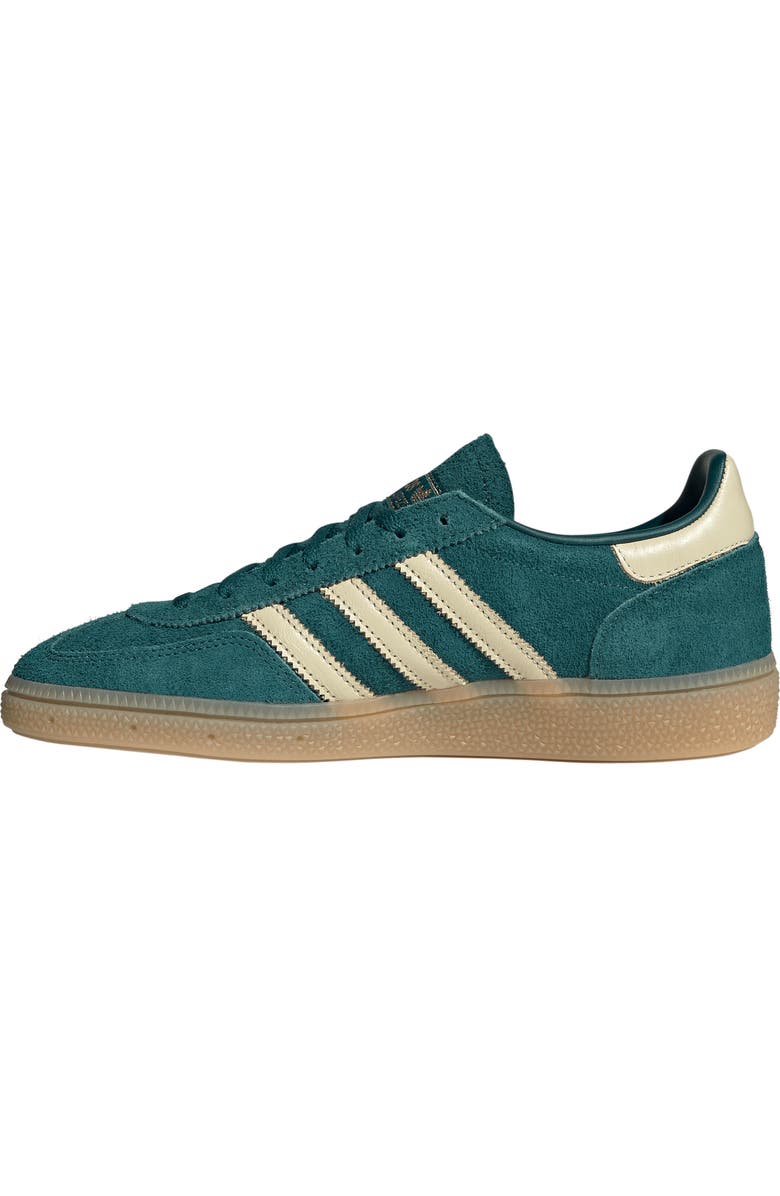 adidas Handball Spezial Sneaker, Alternate, color, Rich Green/ Vanilla/ Gold