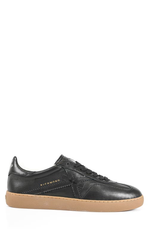 John Richmond Low Profile Sneaker In Black