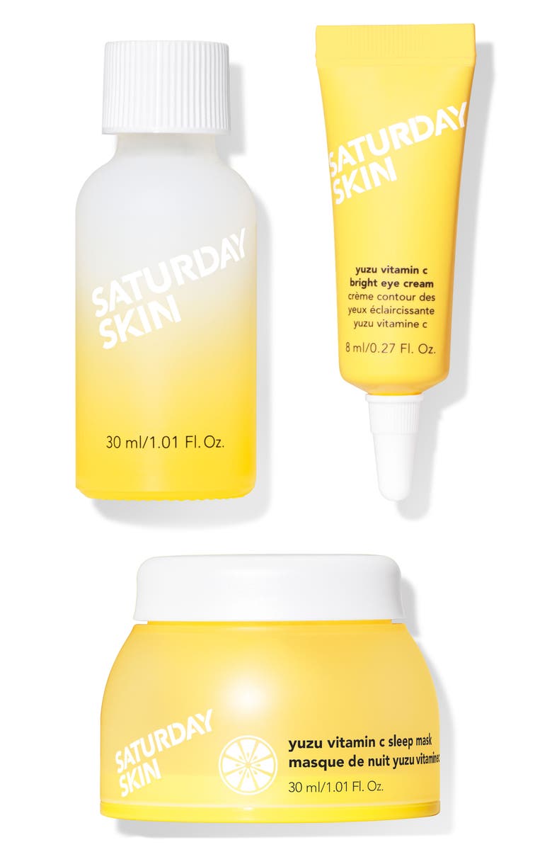 Saturday Skin Yuzu Bright Besties 3-Piece Set $42 Value, Alternate, color,