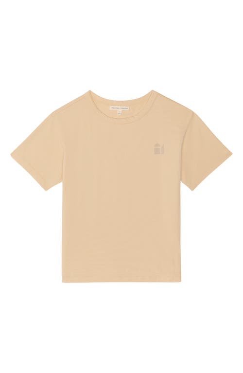 The Sunday Collective Kids' Natural Dye Everyday T-Shirt in Light Yellow 