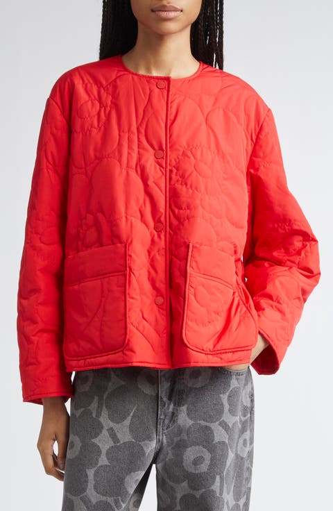 Kapseli Piirto Unikko Quilted Jacket