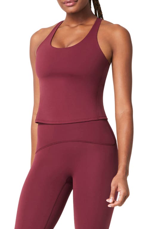 SPANX® Get Moving Contour Crossback Shelf Bra Tank in Fig 