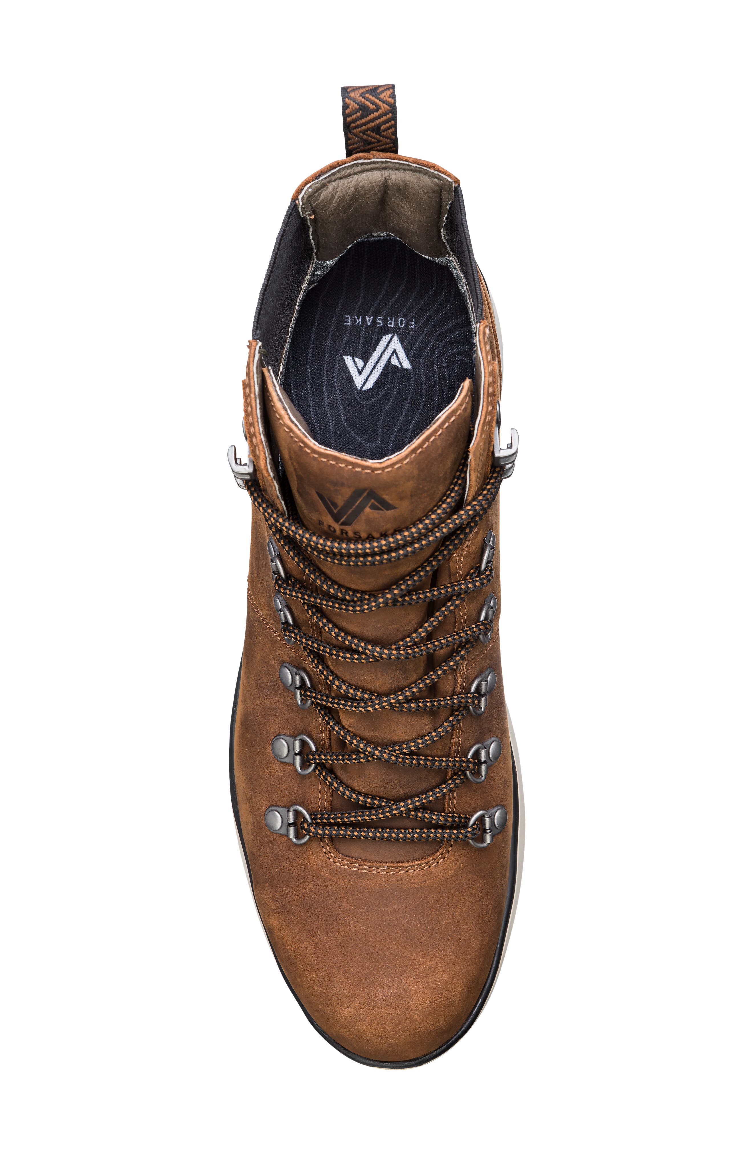 Forsake Davos High Waterproof Hiking Boot, Alternate, color, Toffee