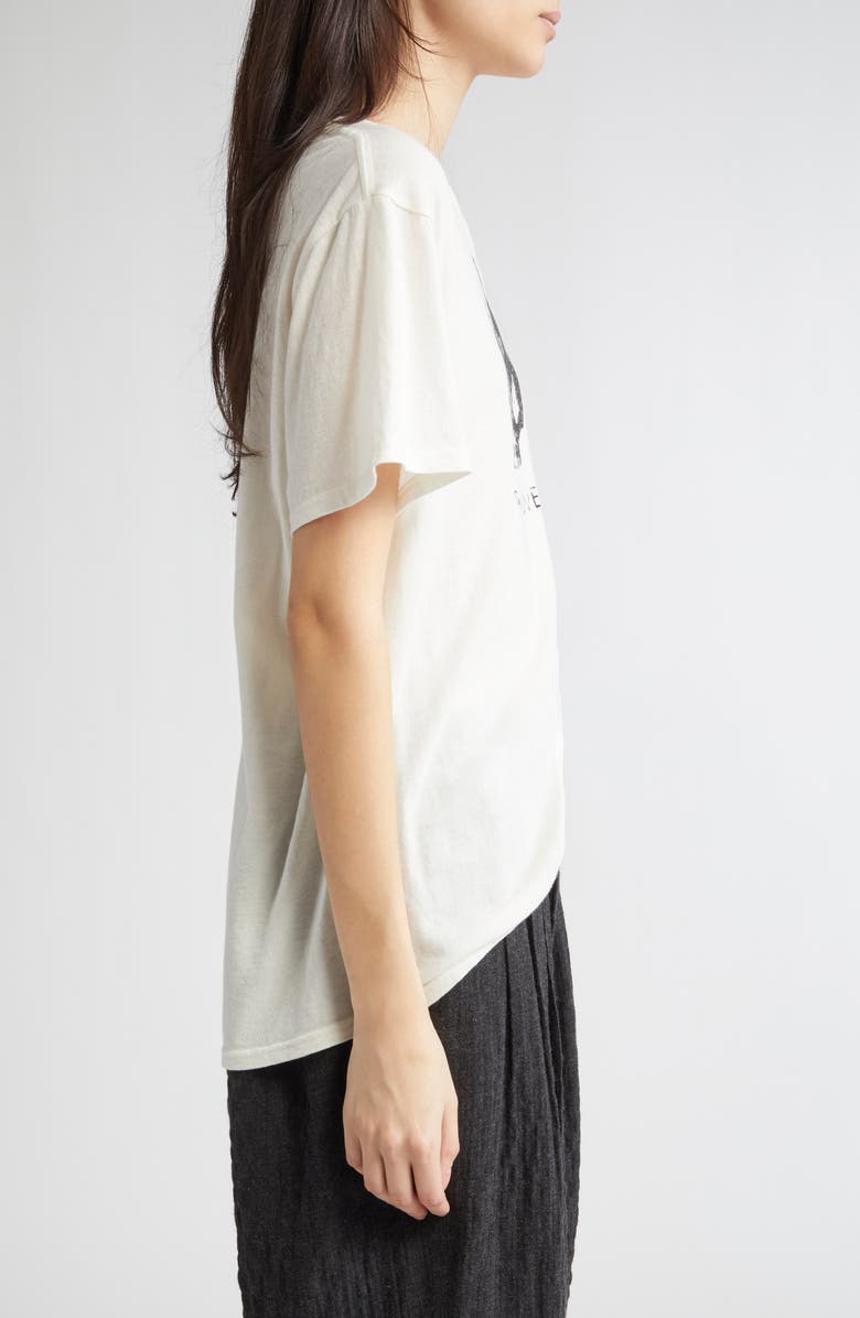 R13 9 Lives Cotton & Cashmere Graphic T-Shirt, Alternate, color,