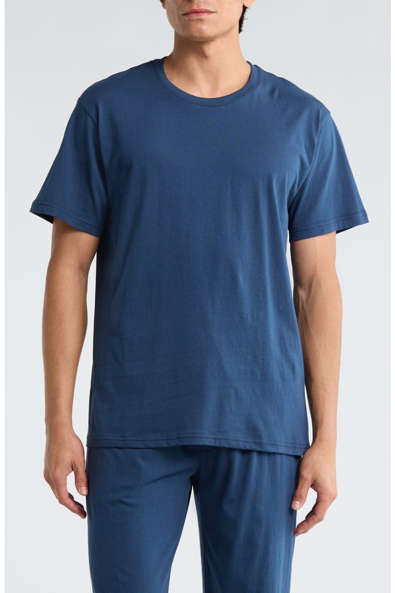 Cotton Pajama T-Shirt, Main, color, SKY BLUE