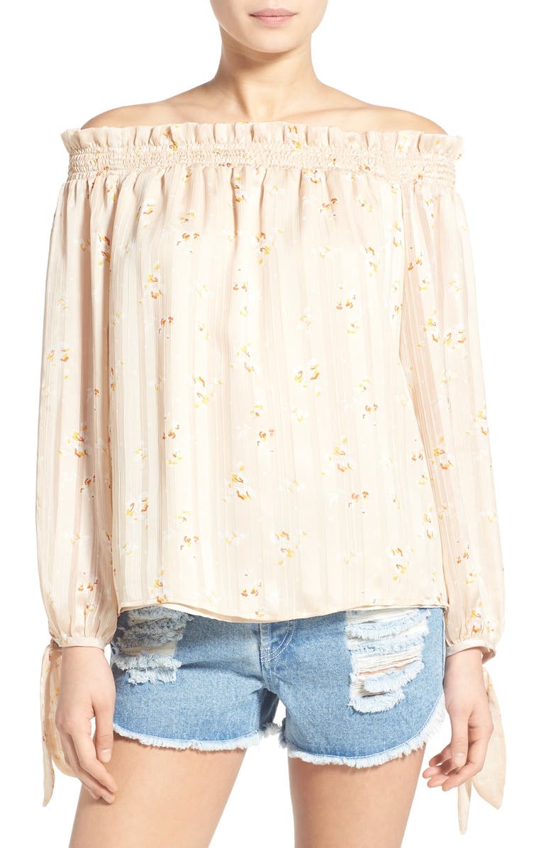 WAYF Off-the-Shoulder Blouse, Main, color,