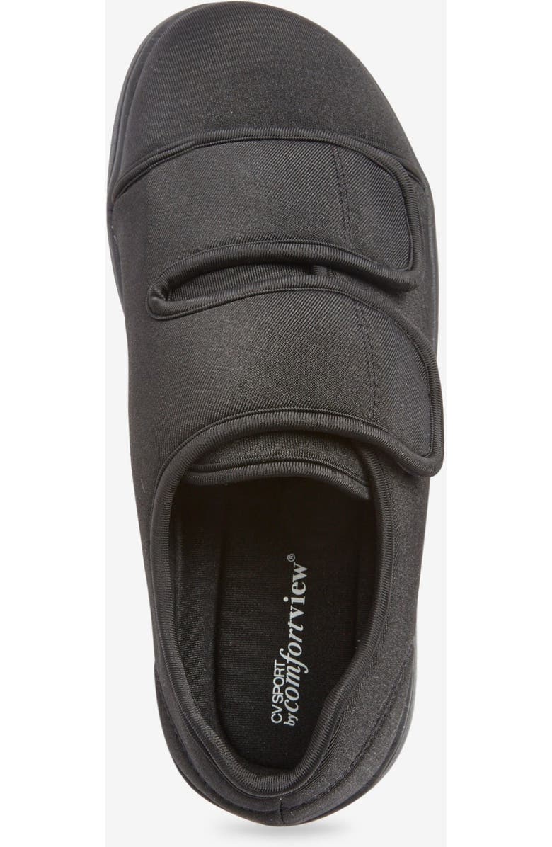 Comfortview The Extra Wide Microbacterial Walking Shoe, Alternate, color, Black