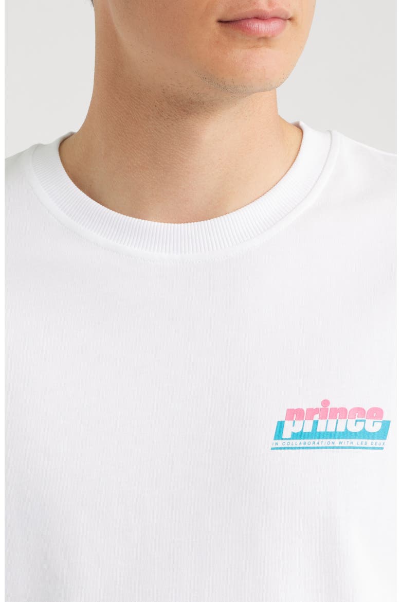 x Prince Organic Cotton Graphic T-Shirt, Alternate, color, WHITE