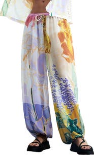Desigual Floral Print Balloon Pants
