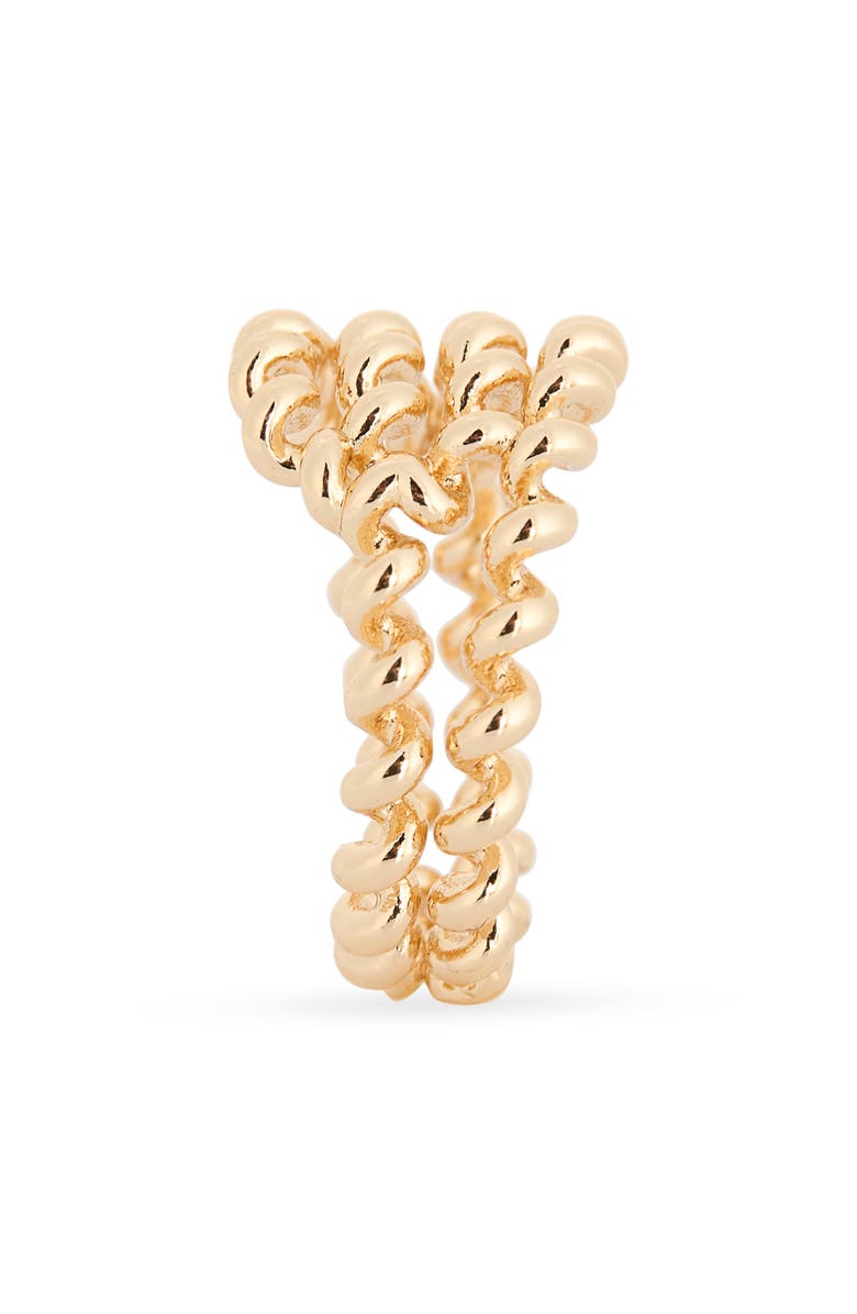 NORDSTROM RACK Spiral Coil Ring, Alternate, color, Gold