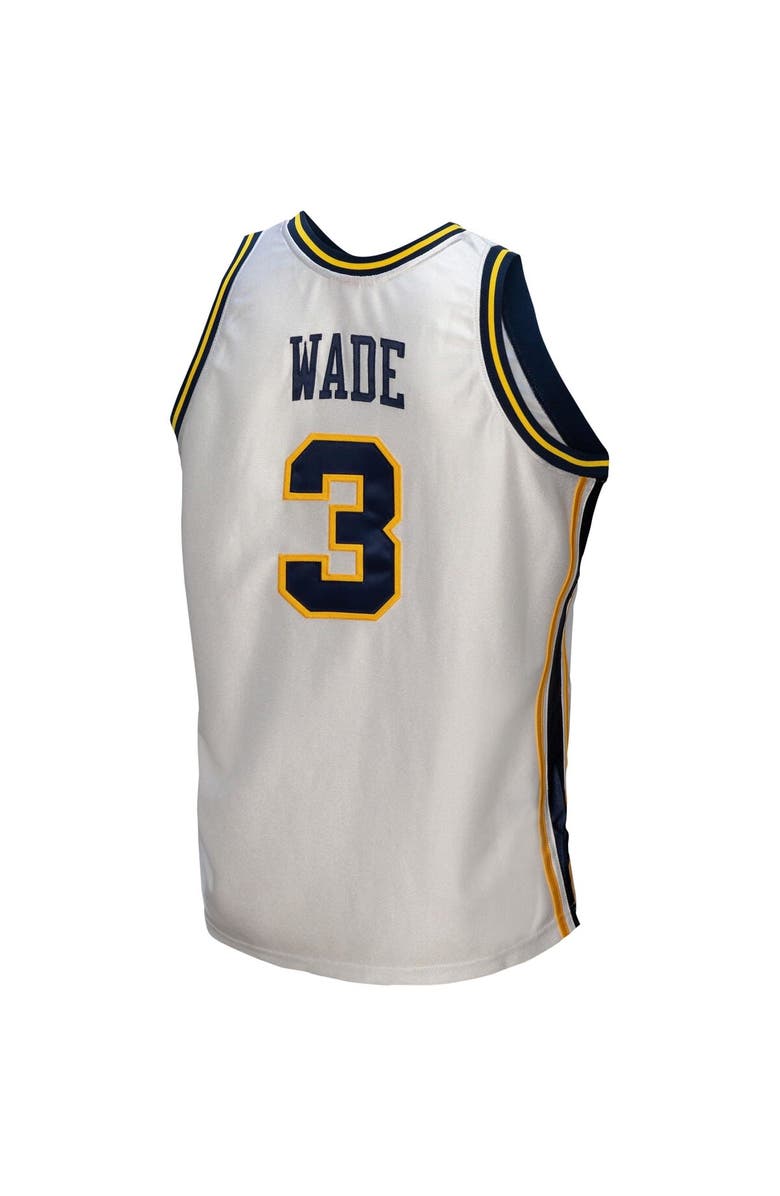 Mitchell & Ness Men's Mitchell & Ness Dwyane Wade White Marquette Golden Eagles College Vault 2002/03 Authentic Jersey, Alternate, color, White