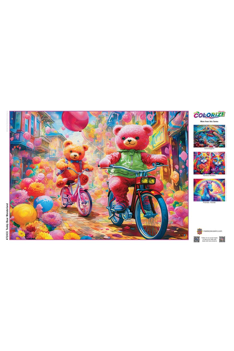 Teddy Bear Wonderland 1000 Piece Puzzle, Alternate, color, Multicolor