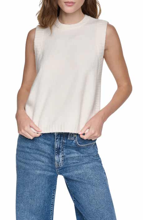 Deep Armhole Sweater Vest